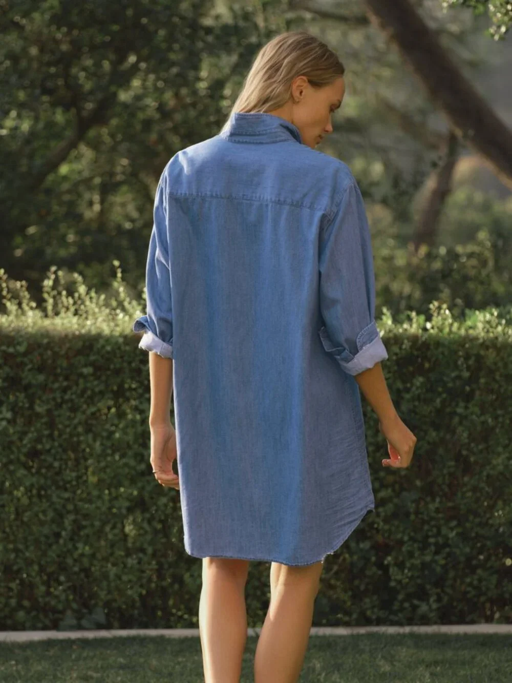 Frank & Eileen Classic Shirt dress in famous denim Size Medium - Picture 2 of 3